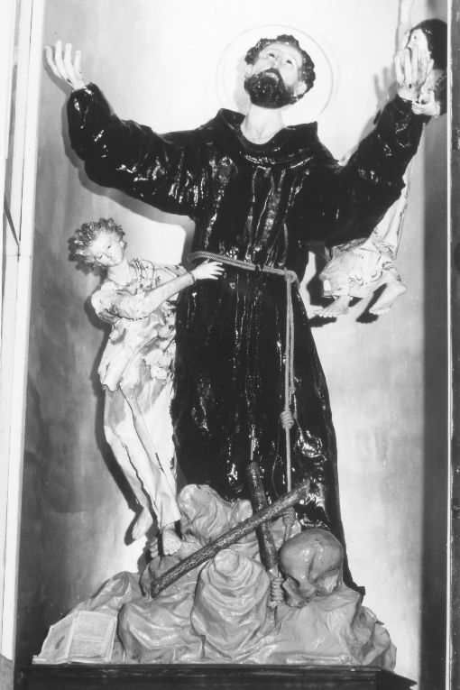 gloria di San Francesco (statua) - ambito pugliese (sec. XIX)