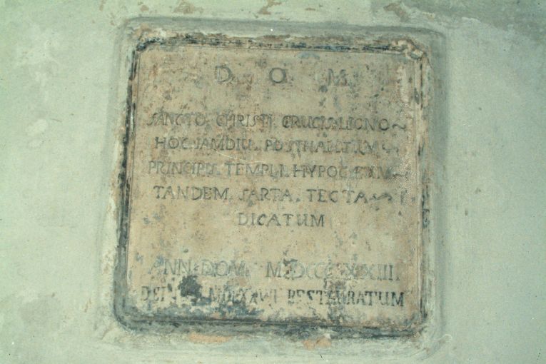 lapide - produzione pugliese (sec. XIX)