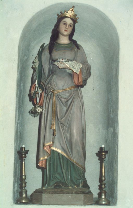 Santa Lucia (statua) - produzione pugliese (seconda metà sec. XIX)