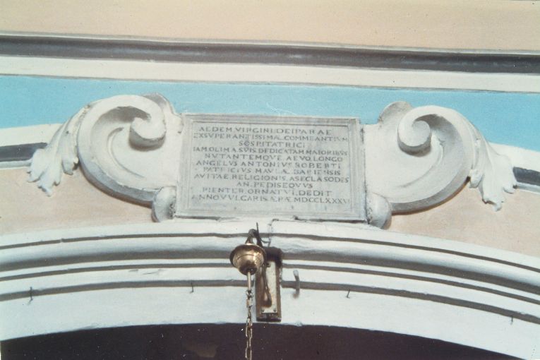 lapide - produzione pugliese (sec. XVIII)