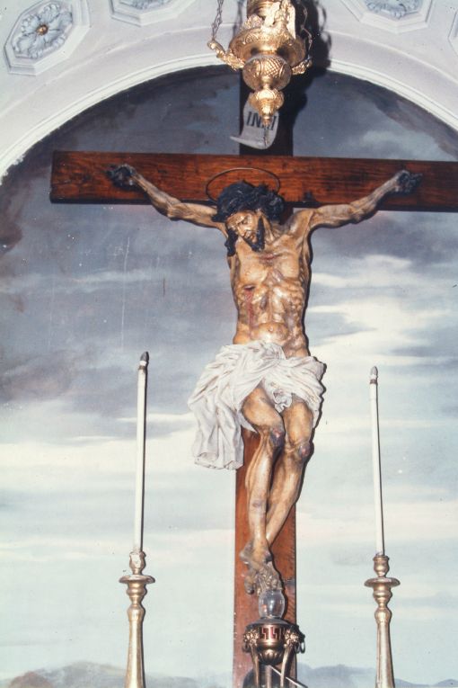 Cristo crocifisso (scultura) - produzione pugliese (fine/inizio secc. XVIII/ XIX)