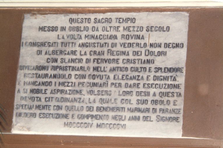 lapide - produzione pugliese (sec. XX)