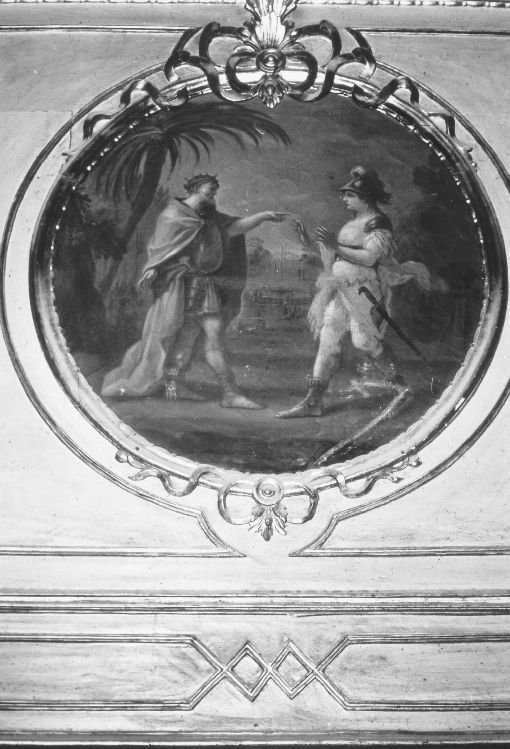 re e guerriero (dipinto) di D'Arminio Aniello (attribuito) (ultimo quarto sec. XVIII)