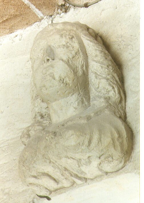 testa di donna (rilievo) - ambito salentino (sec. XVII)