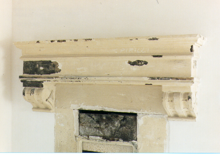 mostra di camino - ambito salentino (ultimo quarto sec. XIX)