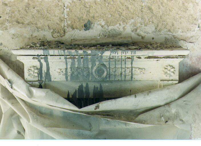 mostra di camino - ambito salentino (seconda metà sec. XIX)