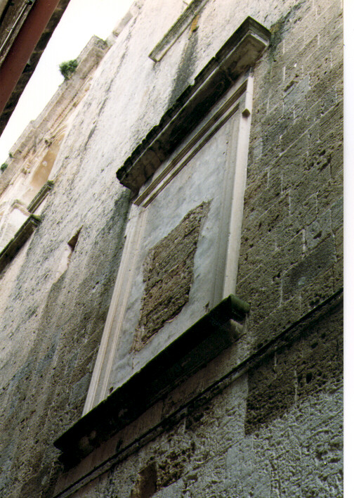 mostra di finestra - ambito salentino (sec. XVII)