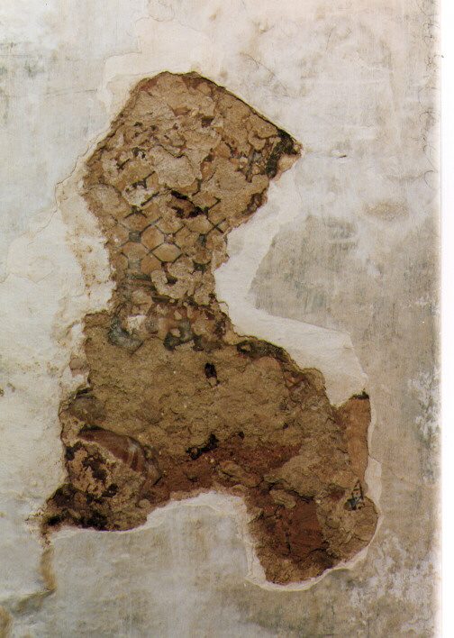 dipinto, frammento - ambito salentino (sec. XIV)