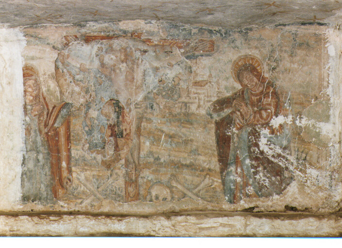 Crocifissione (dipinto) - ambito salentino (ultimo quarto sec. XVI)