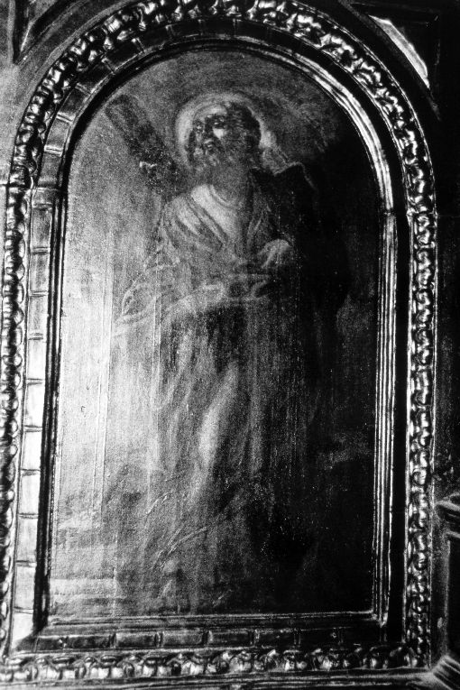 Sant'Andrea apostolo (dipinto) di De Musso Giuseppe (sec. XVII)