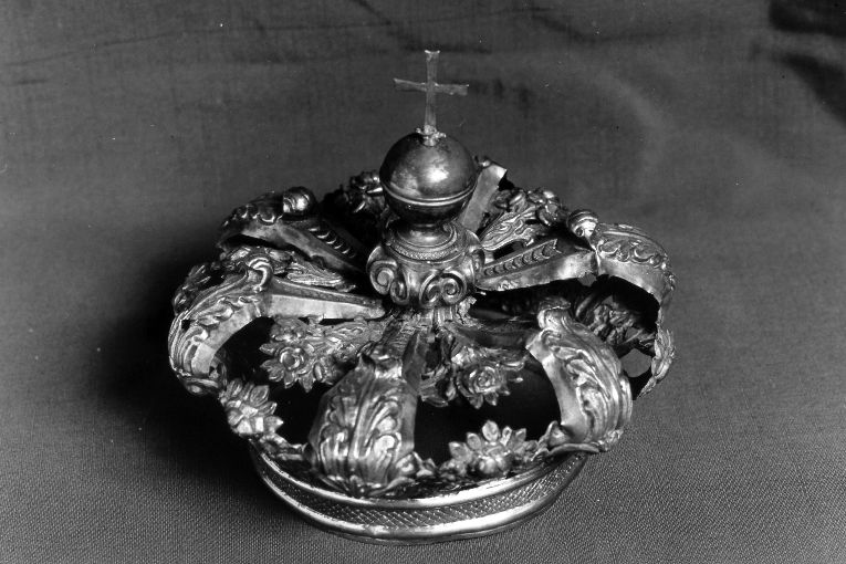 corona da statua - manifattura napoletana (metà sec. XIX)