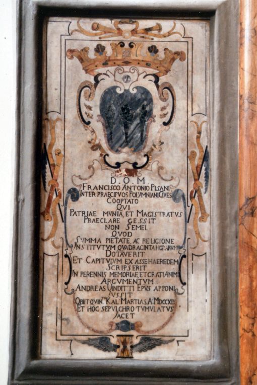 lastra - produzione pugliese (sec. XVIII)