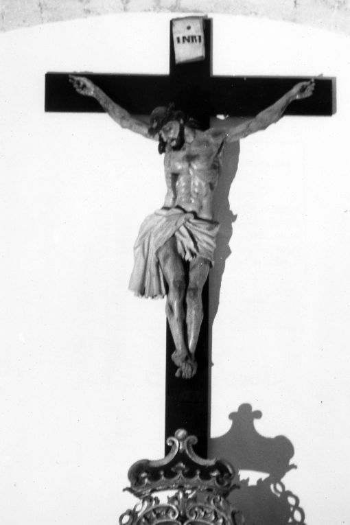 Cristo crocifisso (scultura) - ambito napoletano (fine/inizio secc. XVIII/ XIX)