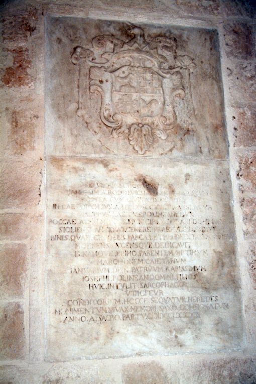 lapide - produzione pugliese (sec. XVIII)