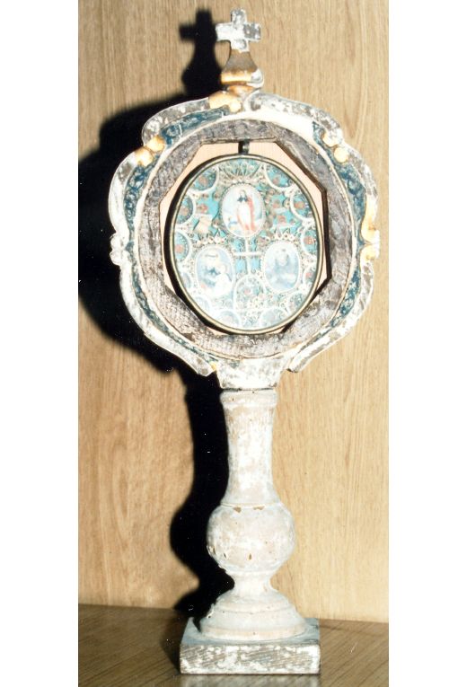 reliquiario - a ostensorio - manifattura pugliese (sec. XIX)