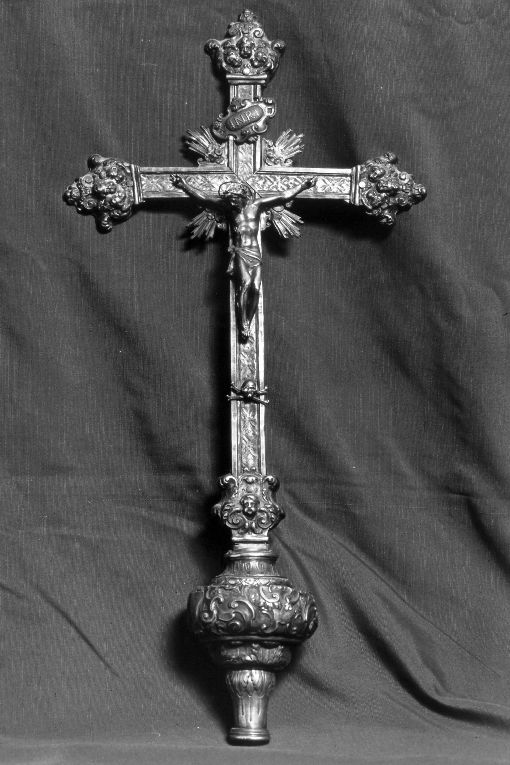 croce processionale di De Blasio Andrea (prima metà sec. XVIII)