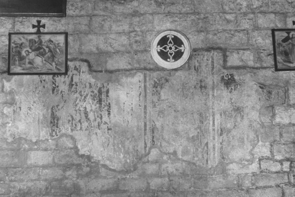 Santi (dipinto, frammento) - ambito Italia meridionale (sec. XIV)