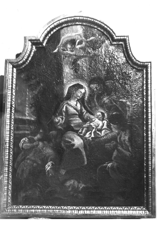 natività di Gesù (dipinto) di Carella Domenico Antonio (sec. XVIII)