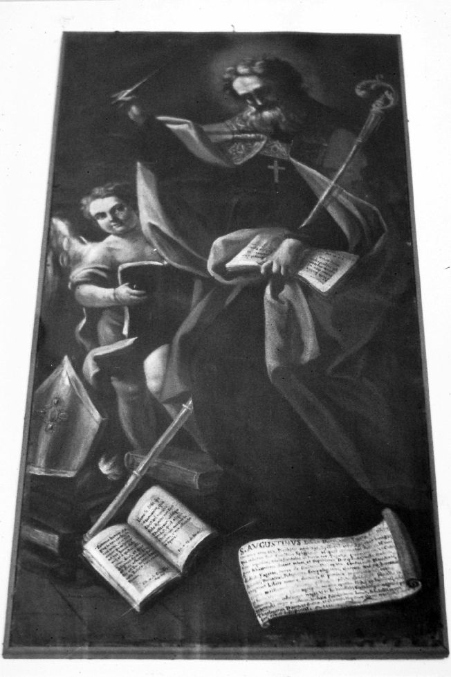 Sant'Agostino (dipinto) - ambito Italia meridionale (sec. XVIII)