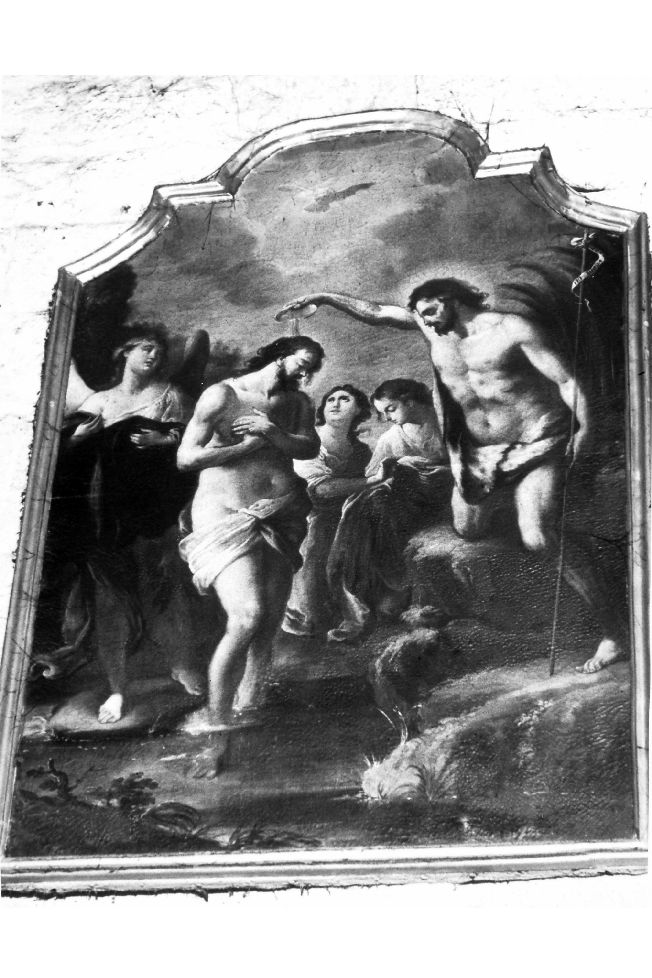 battesimo di Cristo (dipinto) di Carella Domenico Antonio (sec. XVIII)