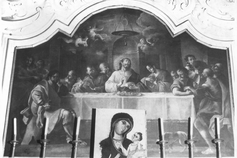 ultima cena (dipinto) di Carella Domenico Antonio (sec. XVIII)