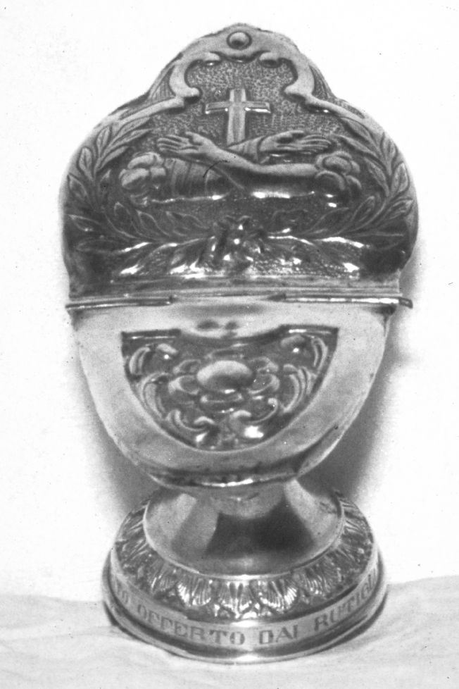 navicella portaincenso - produzione pugliese (sec. XX)