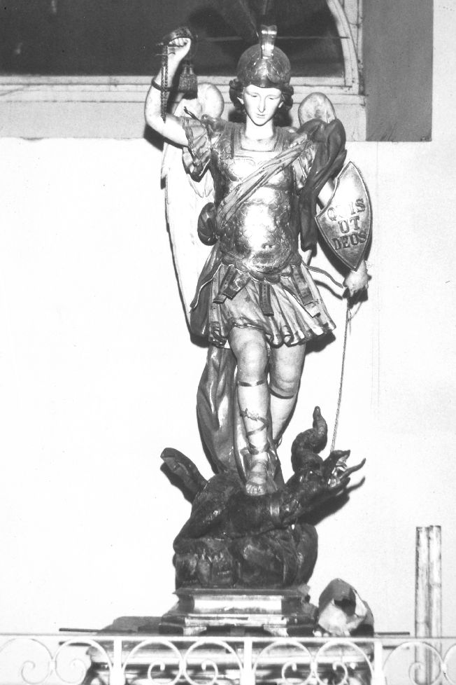 San Michele arcangelo (statua) di Avallone Giovanni (sec. XIX)