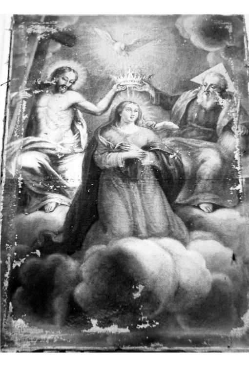 incoronazione di Maria Vergine (dipinto) - ambito pugliese (sec. XVIII)