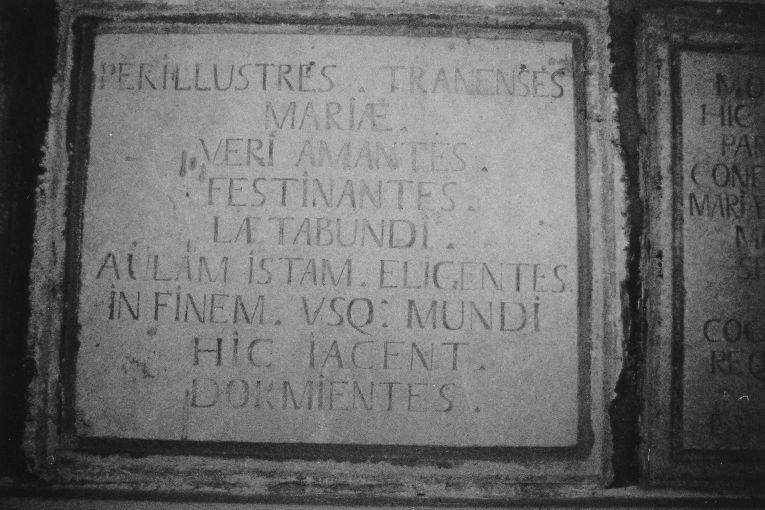 lapide - ambito pugliese (prima metà sec. XIX)