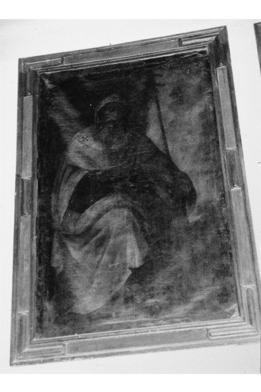 San Pietro Tommaso Patriarca di Costantinopoli (dipinto) - ambito pugliese (fine/inizio secc. XVI/ XVII)