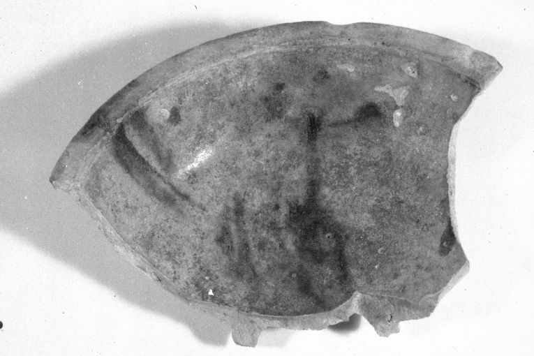 ciotola, frammento - produzione apulo-lucana (metà sec. XIII)