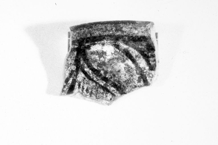 ciotola, frammento - produzione apulo-lucana (metà sec. XIII)