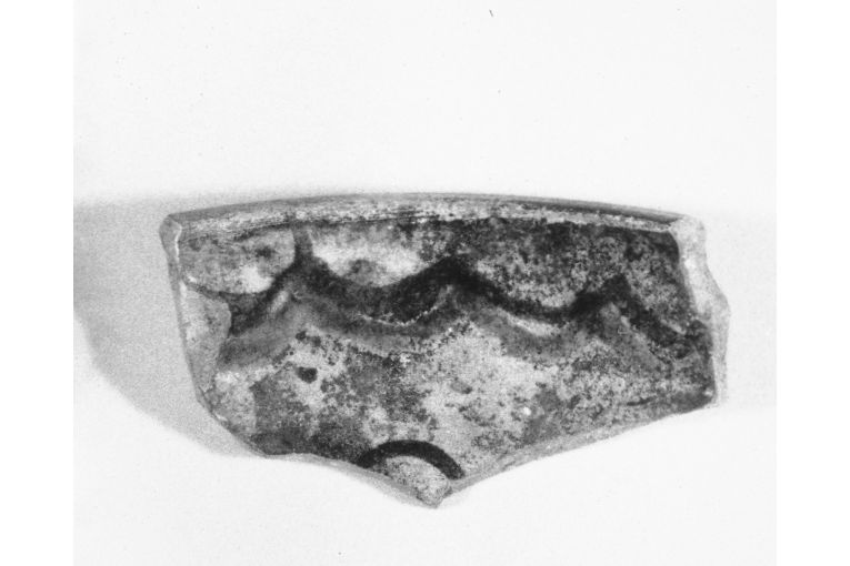 ciotola, frammento - produzione apulo-lucana (metà sec. XIII)