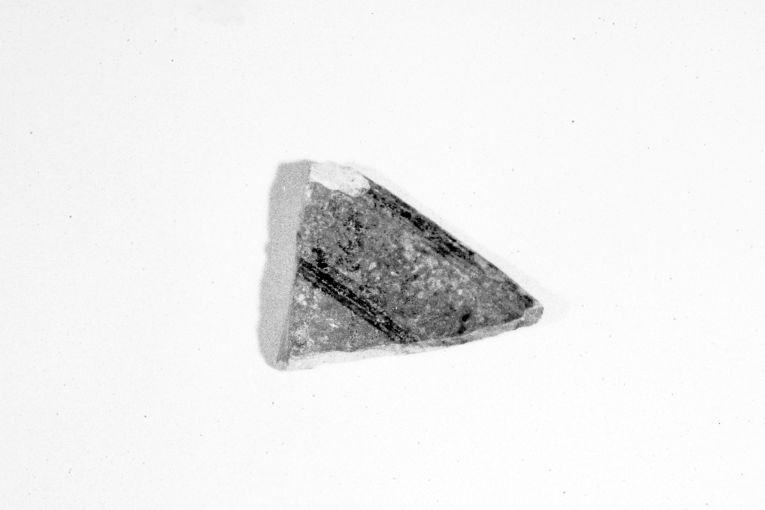 motivo decorativo geometrico (ciotola, frammento) - produzione apulo-lucana (sec. XIII)