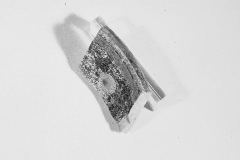 motivo decorativo geometrico (ciotola, frammento) - produzione apulo-lucana (metà sec. XIII)