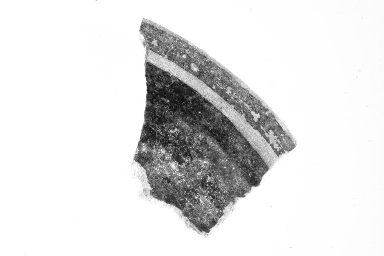 ciotola, frammento - produzione apulo-lucana (inizio sec. XIII)