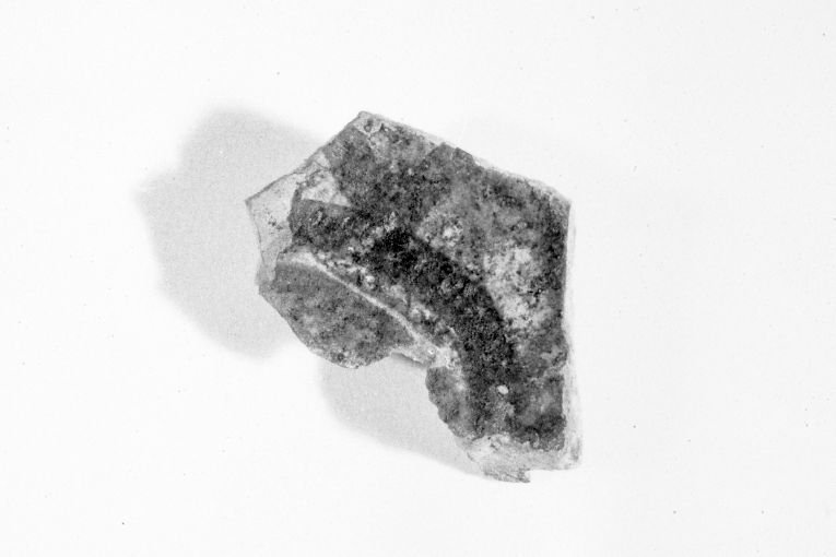 motivo decorativo geometrico (ciotola, frammento) - produzione apulo-lucana (fine sec. XII)