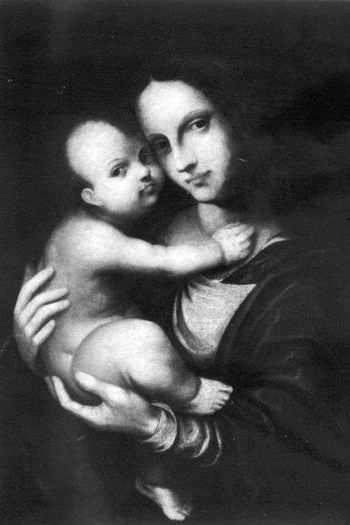 Madonna con Bambino (dipinto, opera isolata) - ambito Italia settentrionale (inizio sec. XVI)