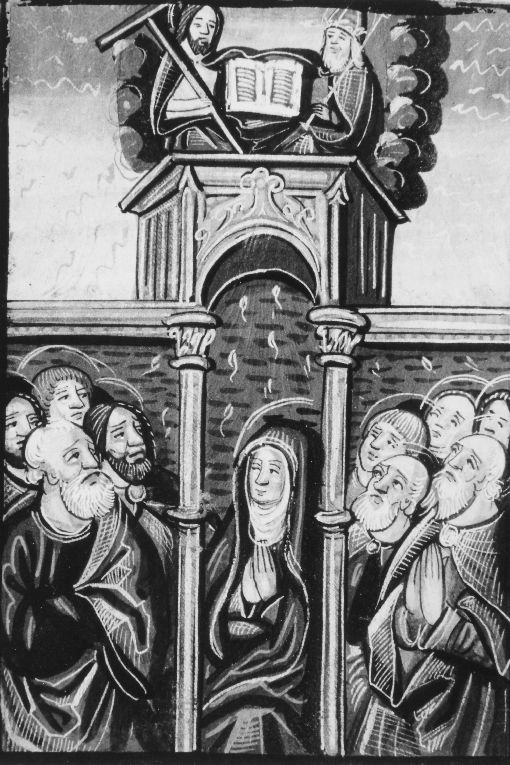Pentecoste (miniatura) - ambito francese (sec. XVI)