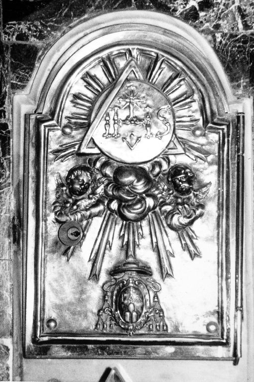 sportello di tabernacolo - produzione pugliese (seconda metà sec. XVIII)