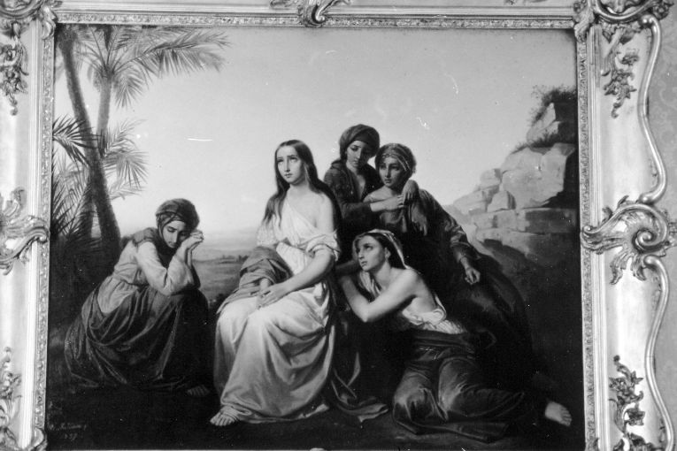 sacrificio della figlia di Iephte (dipinto) di Molinaro Biagio (sec. XIX)