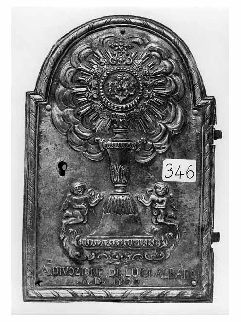 sportello di tabernacolo - manifattura napoletana (sec. XIX)