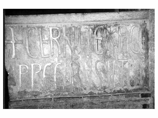 lapide - ambito pugliese (sec. XII)