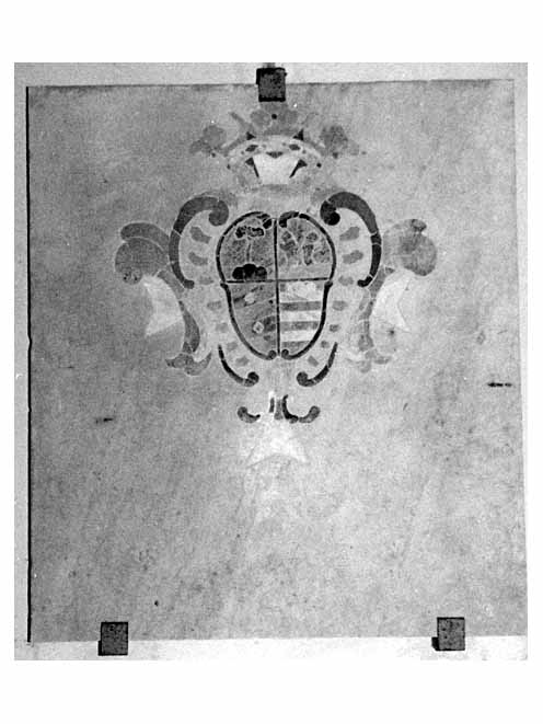 stemma gentilizio (lastra) - ambito pugliese (sec. XVIII)