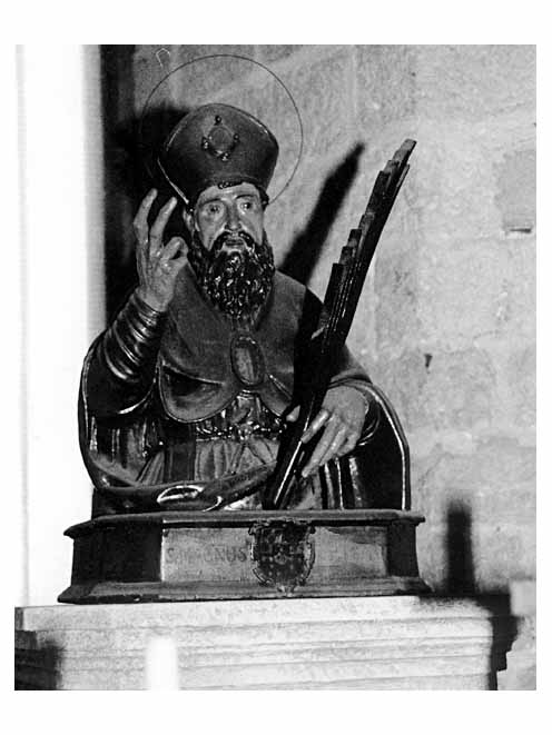 San Magno (reliquiario - a busto) - ambito napoletano (sec. XVII)