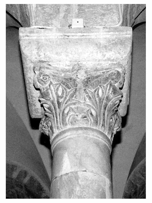 capitello, coppia - bottega pugliese (prima metà sec. XII)