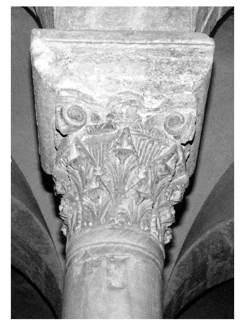 capitello, coppia - bottega pugliese (sec. XII)