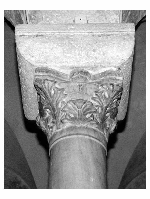 capitello, serie - bottega pugliese (sec. XII)