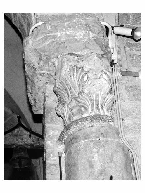 semicapitello, coppia - bottega pugliese (sec. XII)