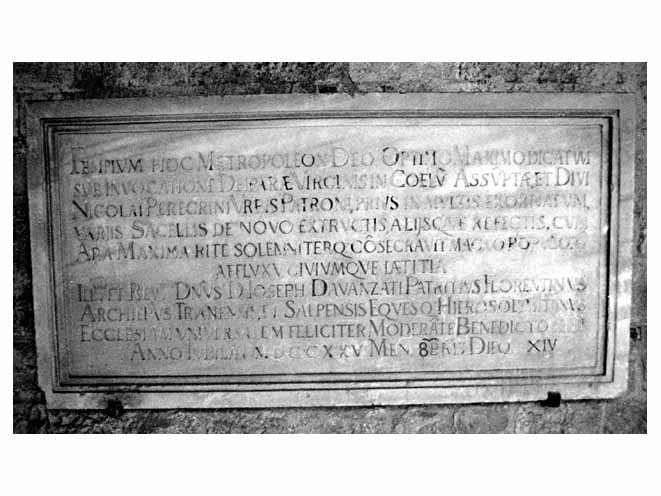 lapide - ambito pugliese (sec. XVIII)